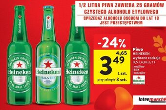 Intermarche Piwo heineken silver oferta
