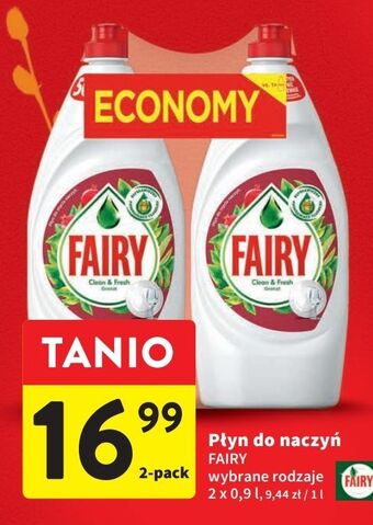 Intermarche Płyn do mycia naczyń granat fairy oferta