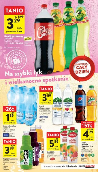 Intermarche Napój polo cockta oferta