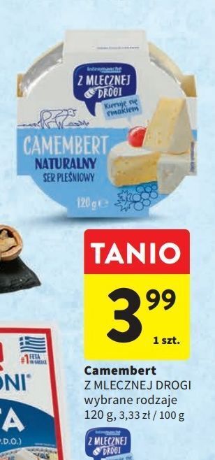 Intermarche Camembert naturalny z mlecznej drogi oferta