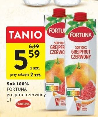 Sok grejpfrut czerwony fortuna