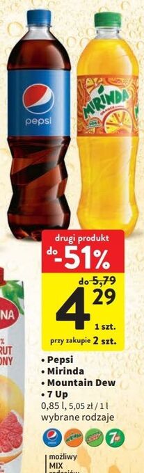 Intermarche Napój orange mirinda oferta