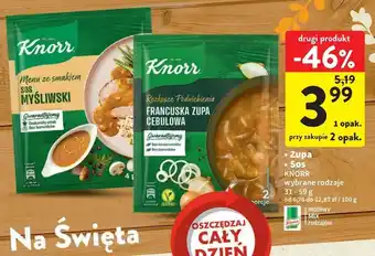 Intermarche Francuska zupa cebulowa knorr rozkosze podniebienia oferta