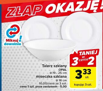 Carrefour Market Talerz deserowy opal 19 cm oferta