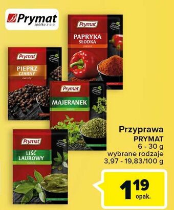 Carrefour Market Pieprz czarny ziarnisty prymat oferta