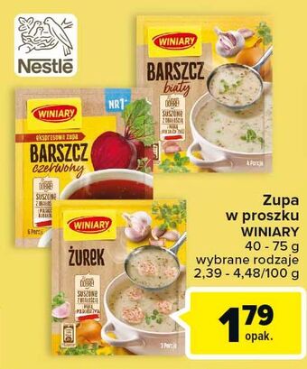 Carrefour Market Barszcz czerwony winiary ekspresowa zupa oferta