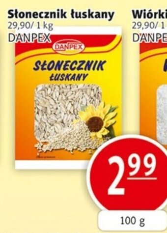 Danpex Słonecznik łuskany 100g