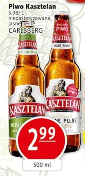 Prim Market Carlsberg Piwo Kasztelan 500ml oferta