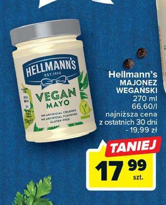 Carrefour Majonez wegański hellmann's oferta