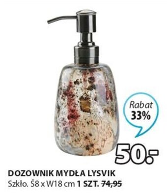 JYSK Dozownik mydła Lysvik Ś8xW18cm oferta