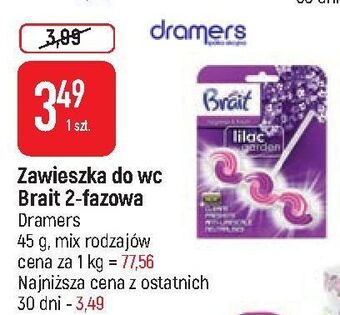 E.Leclerc Zawieszka do wc lilac garden brait hygiene & fresh oferta