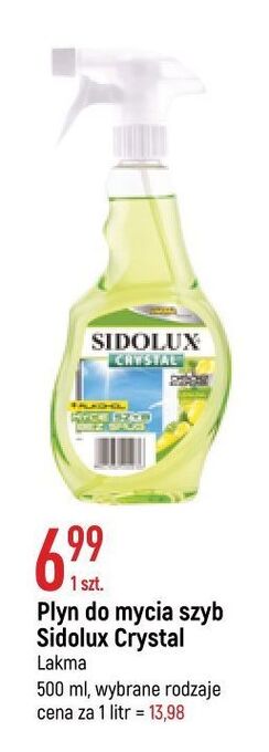 E.Leclerc Płyn do szyb lemon sidolux crystal oferta