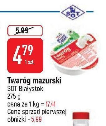 E.Leclerc Twaróg tłusty mazurski smak oferta