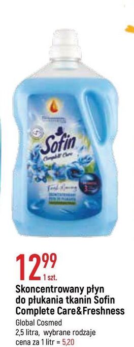 E.Leclerc Płyn do płukania fresh morning sofin complete care oferta