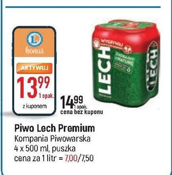 E.Leclerc Piwo lech premium oferta