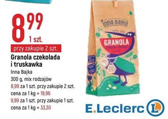 E.Leclerc Granola czekolada i truskawki inna bajka oferta