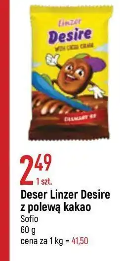 E.Leclerc Deser linzer desire z polewą kakao sofio oferta