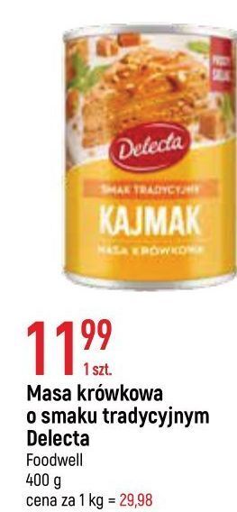 E.Leclerc Masa krówkowa kajmak tradycyjny delecta oferta