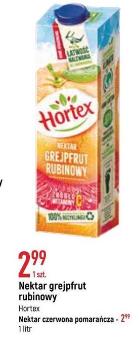 E.Leclerc Nektar grejpfrut rubinowy hortex oferta