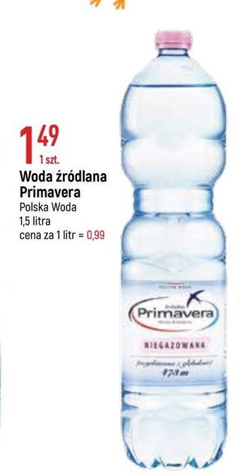 E.Leclerc Woda niegazowana primavera oferta