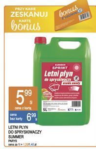 E.Leclerc Płyn letni do spryskiwaczy grejpfrut z pomarańczą summer sprint oferta