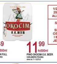 E.Leclerc Piwo okocim o.k. beer oferta