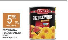 E.Leclerc Brzoskwinie połówki sandra oferta