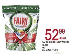 E.Leclerc Kapsułki do zmywarki lemon fairy platinum plus oferta