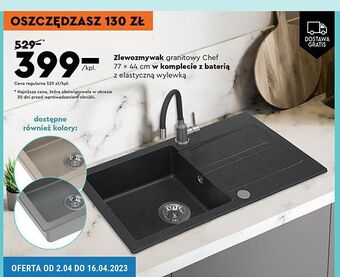 Zlewozmywak chef granitowy