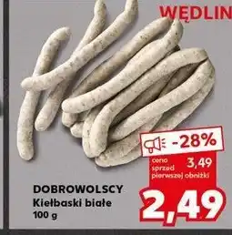 Kaufland Kiełbaski białe oferta