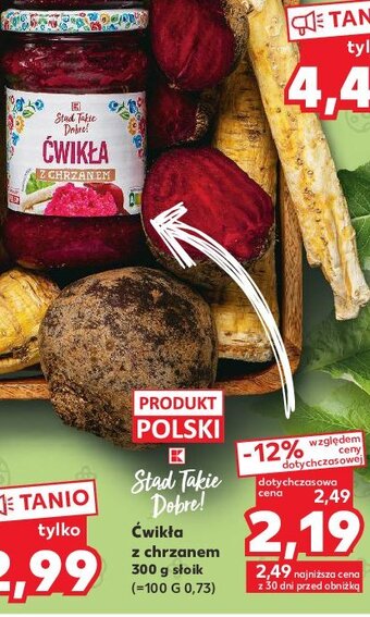 Kaufland Ćwikła z chrzanem oferta