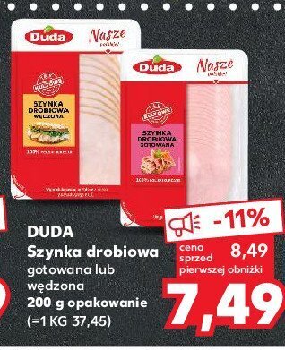 Kaufland Szynka drobiowa gotowana oferta