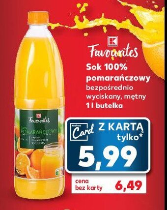 Kaufland Sok pomarańczowy oferta