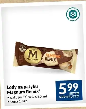 Makro Magnum Lody na patyku Remix* 85ml oferta