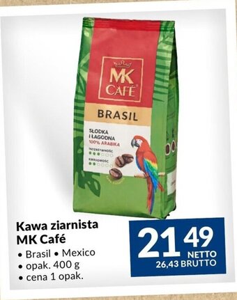 Makro MK Cafe kawa ziarnista 400g oferta