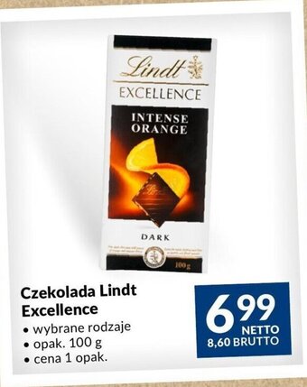 Makro Lindt Czekolada Excellence 100g oferta