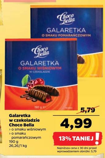 Netto Galaretka w czekoladzie choco bella oferta