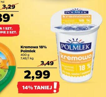 Netto Kremowa 18% polmlek oferta