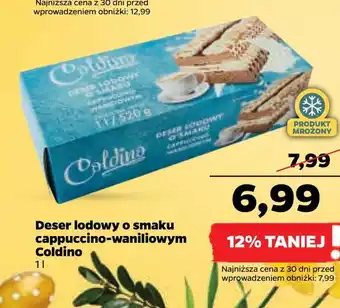 Netto Deser lodowy o smaku cappuccino-waniliowym coldino oferta