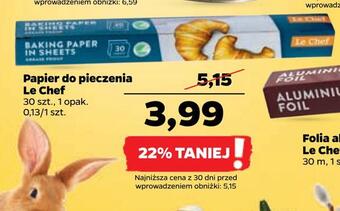 Netto Papier do pieczenia le chef oferta