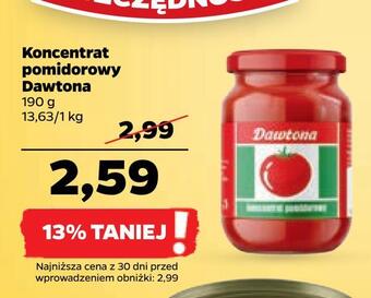 Netto Koncentrat pomidorowy dawtona oferta