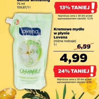 Netto Kremowe mydło w płynie lovena oferta
