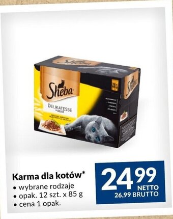 Makro Sheba Karma dla kotów 85g oferta