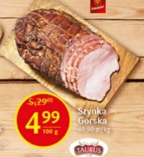 Delikatesy Centrum Szynka taurus oferta