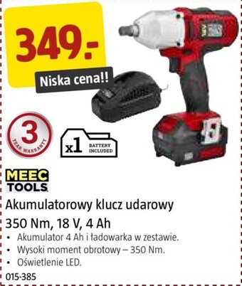 Klucz udarowy meec tools