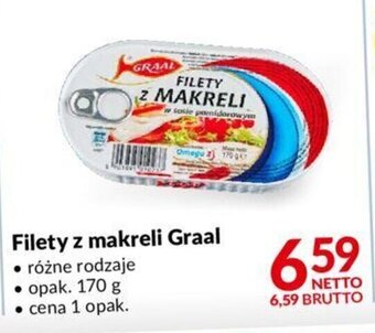 Makro Graal Filety z makreli 170g oferta