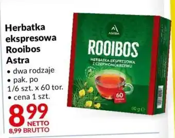 Makro Astra Herbatka ekspresowa Rooibos 60 tor. oferta