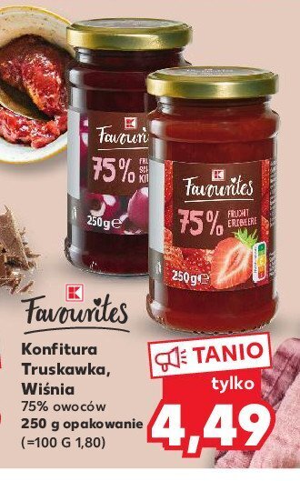 Kaufland Konfitura wiśniowa oferta