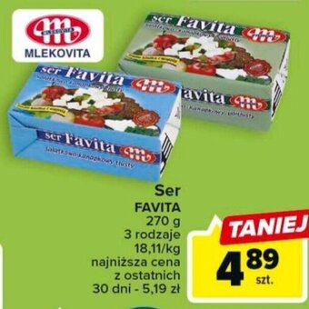 Carrefour Mlekovita Ser Favita 270g oferta