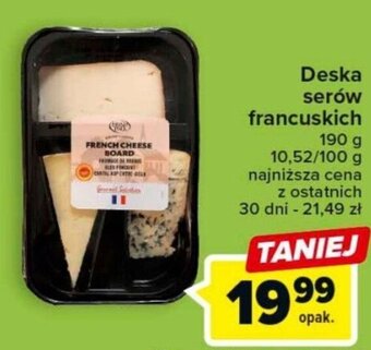 Carrefour Deska serów Francuskich 190g oferta